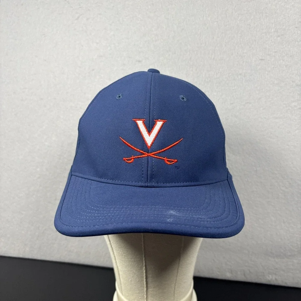 UVA Blue Nike Golf Ultralight Perforated Golf Cap Adjustable Hat 727040-410 Cavs